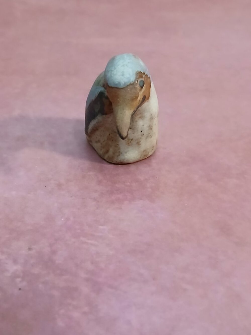Tremar Cornish Pottery Mini Kingfisher Bust Figure - Picture 2 of 6